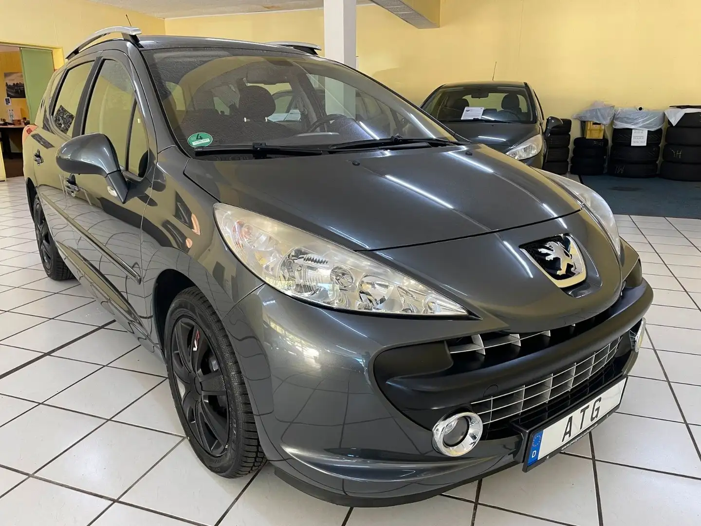 Peugeot 207 SW Sport 1.6, Klimaauto, P-Dach, PDC Grau - 1