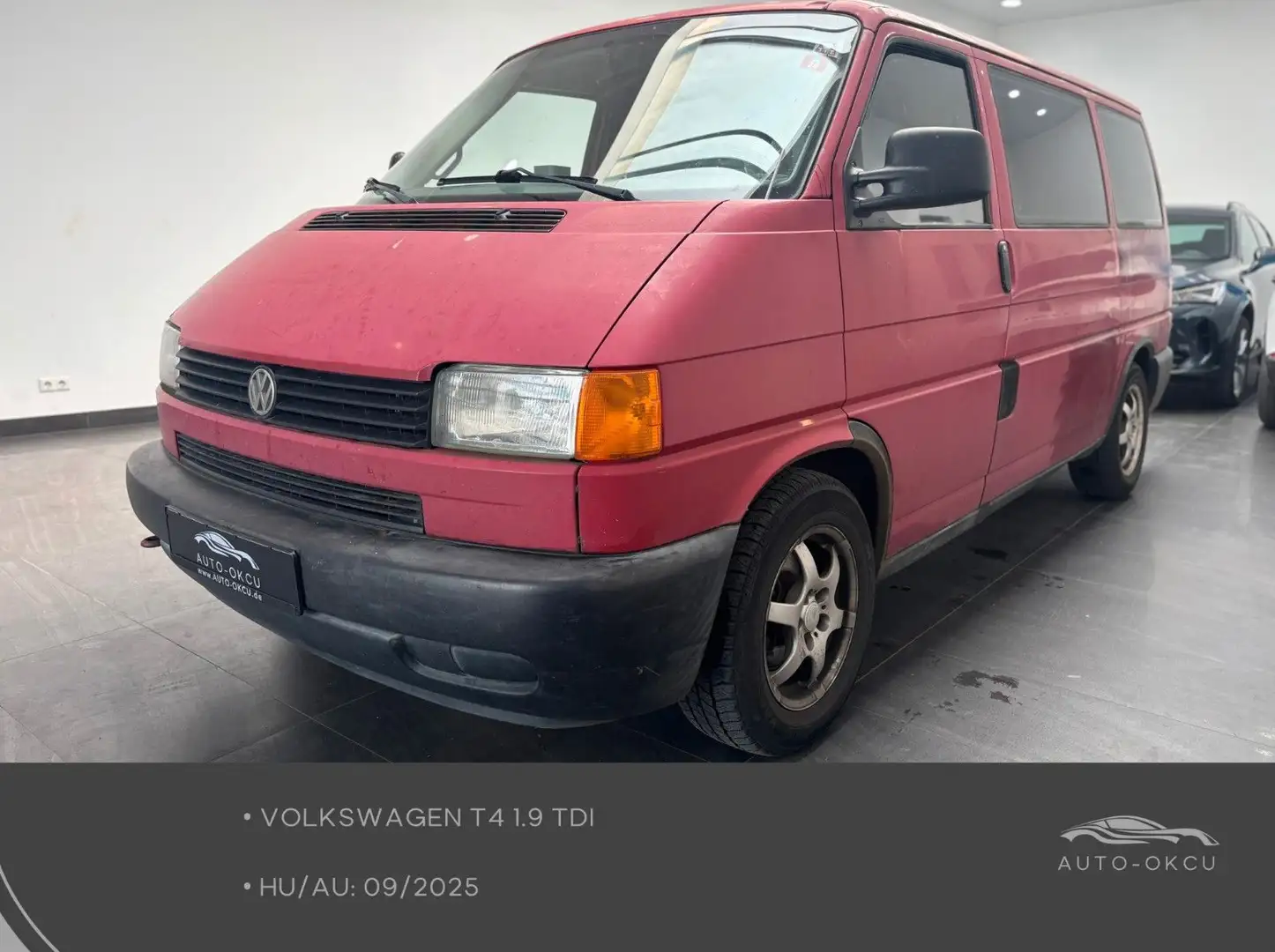 Volkswagen T4 Caravelle T4 1.9 TD Caravelle BETT/SCHRÄNKE/AHK/HU:10/25 Roşu - 1