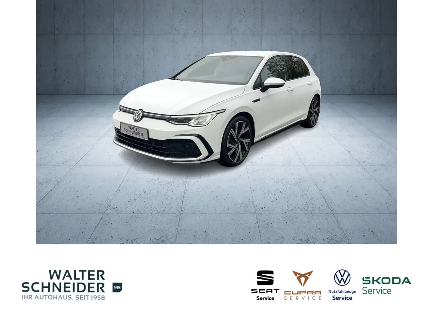 Volkswagen Golf 1.5 TSI R-Line Navi LED AHK Blanc - 1