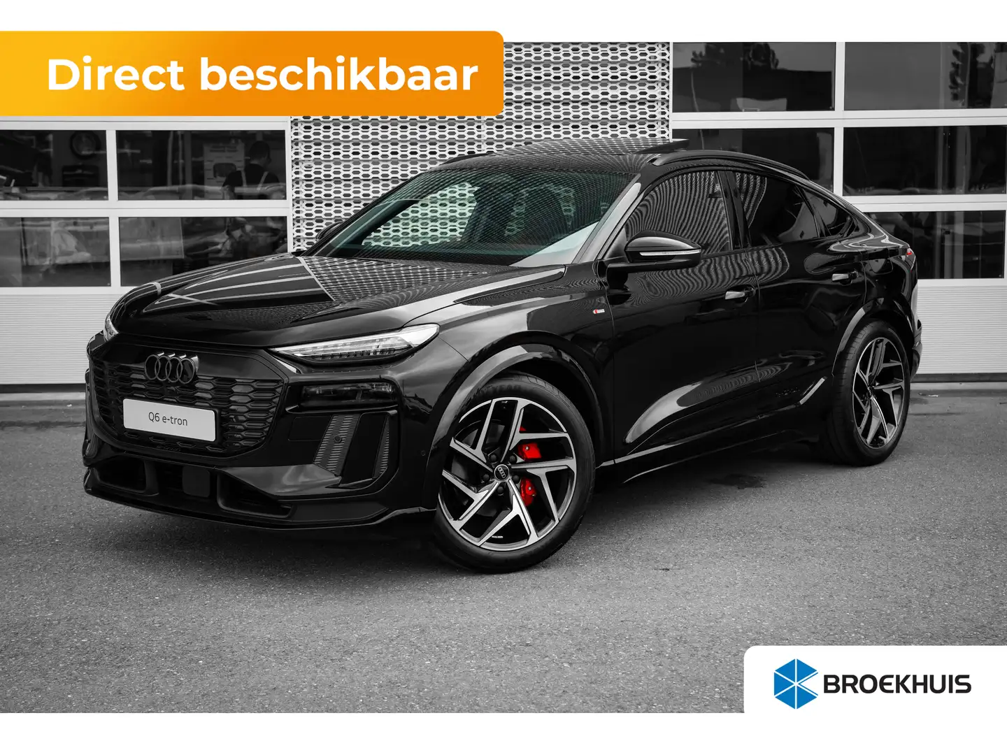 Audi Q6 Sportback e-tron S edition | Adaptive cruise contr Zwart - 1