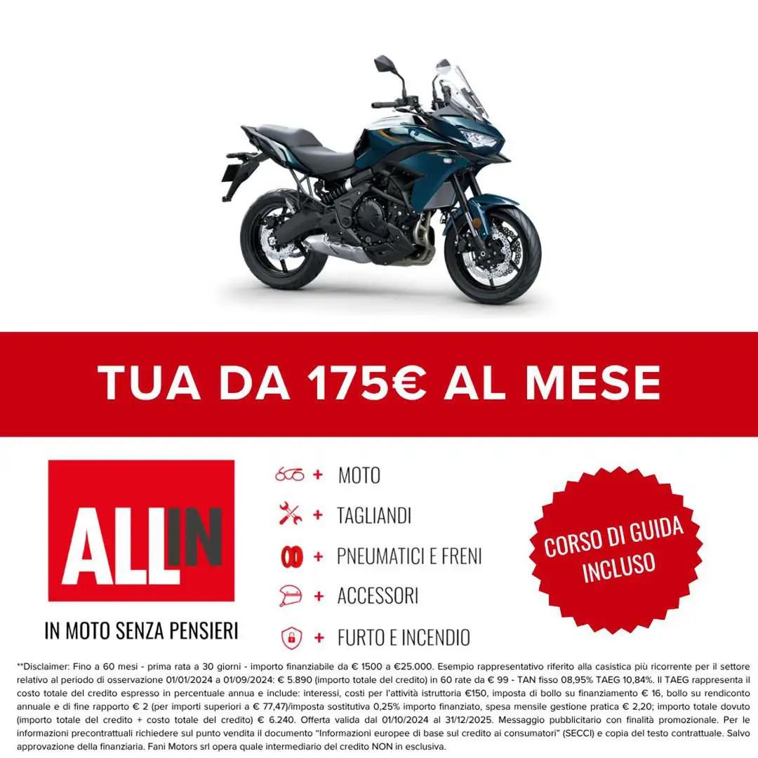 Kawasaki Versys 650 . Blu/Azzurro - 2