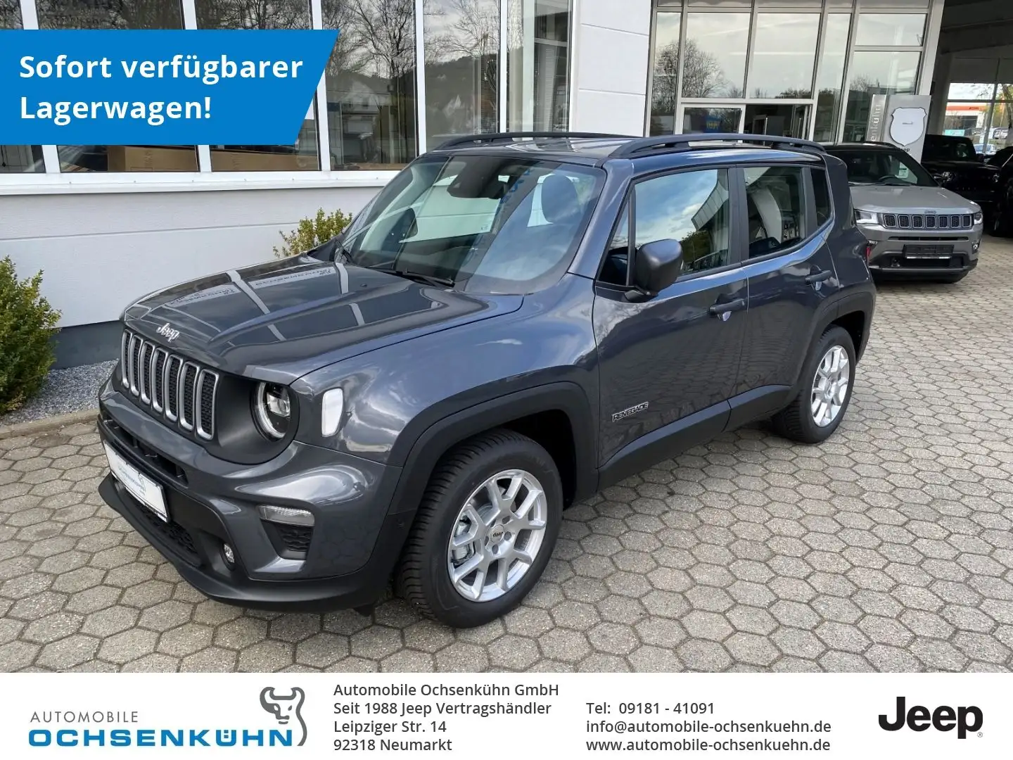 Jeep Renegade 1.5l MHEV Altitude / SH, Nav., Tech.-P. Grau - 1