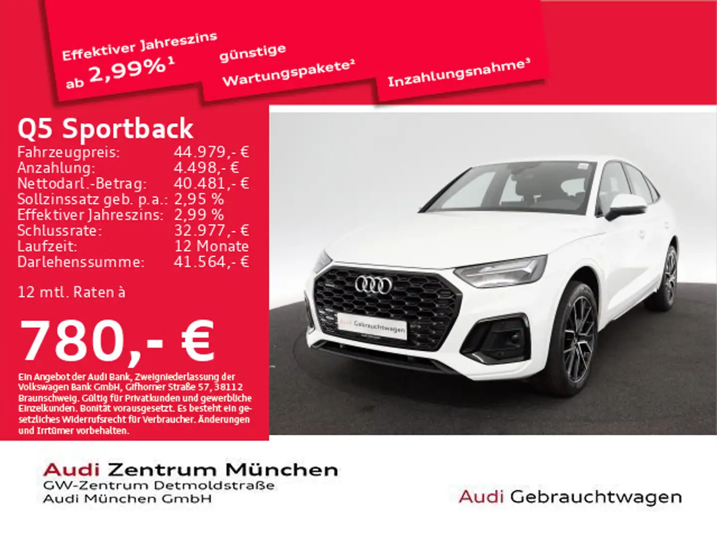 Audi Q5 40 TDI qu. S tronic S line AHK/Virt Weiß - 1