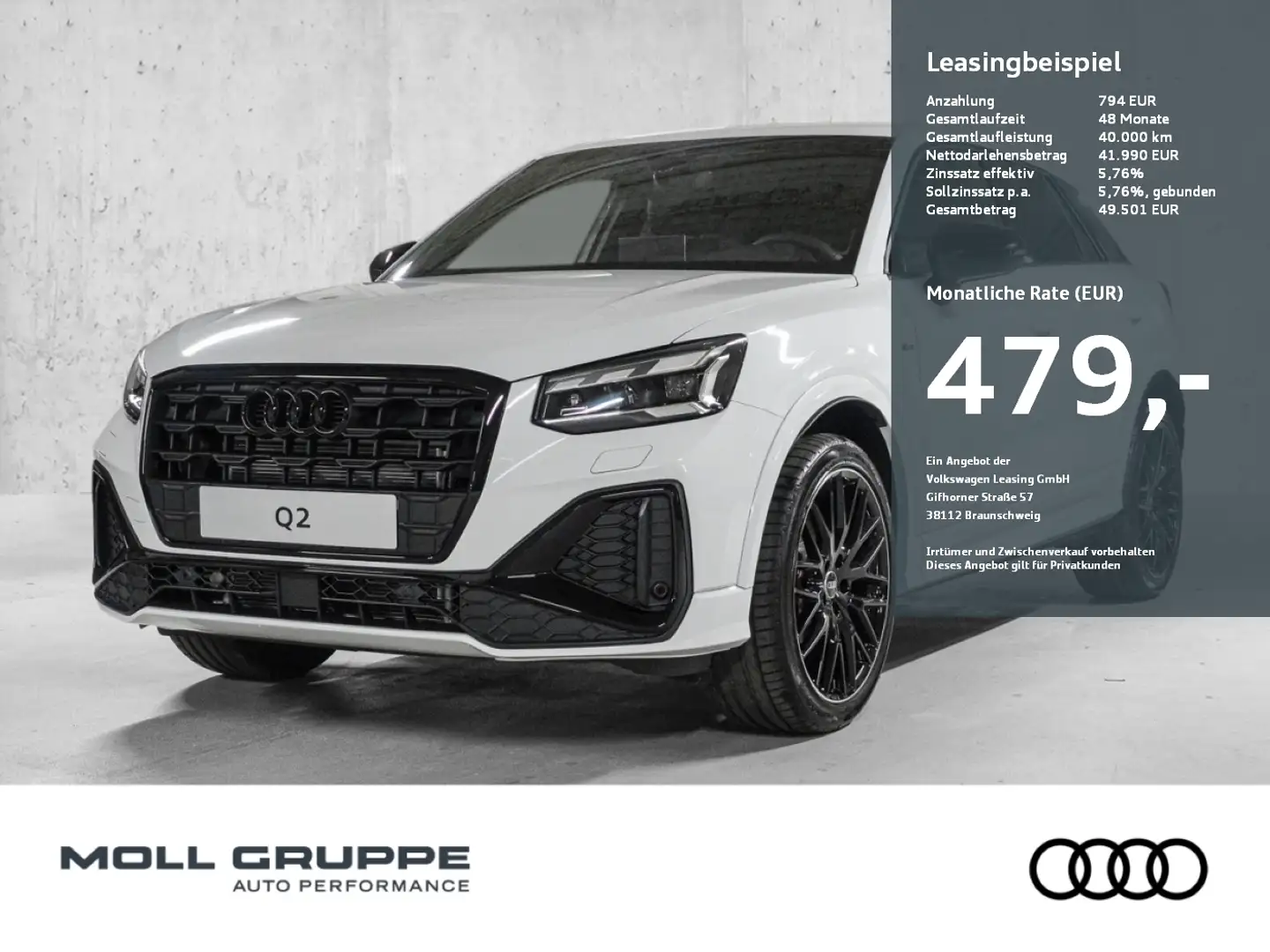 Audi Q2 S line 35 TFSI 110(150)  S tronic NAVI LED Blanc - 1