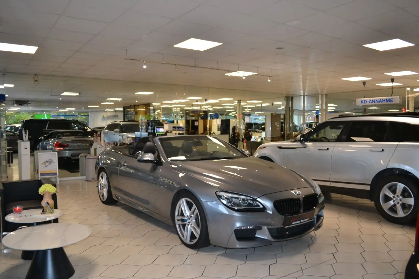 BMW 640 Baureihe 6 Cabrio 640 d xDrive Grau - 1
