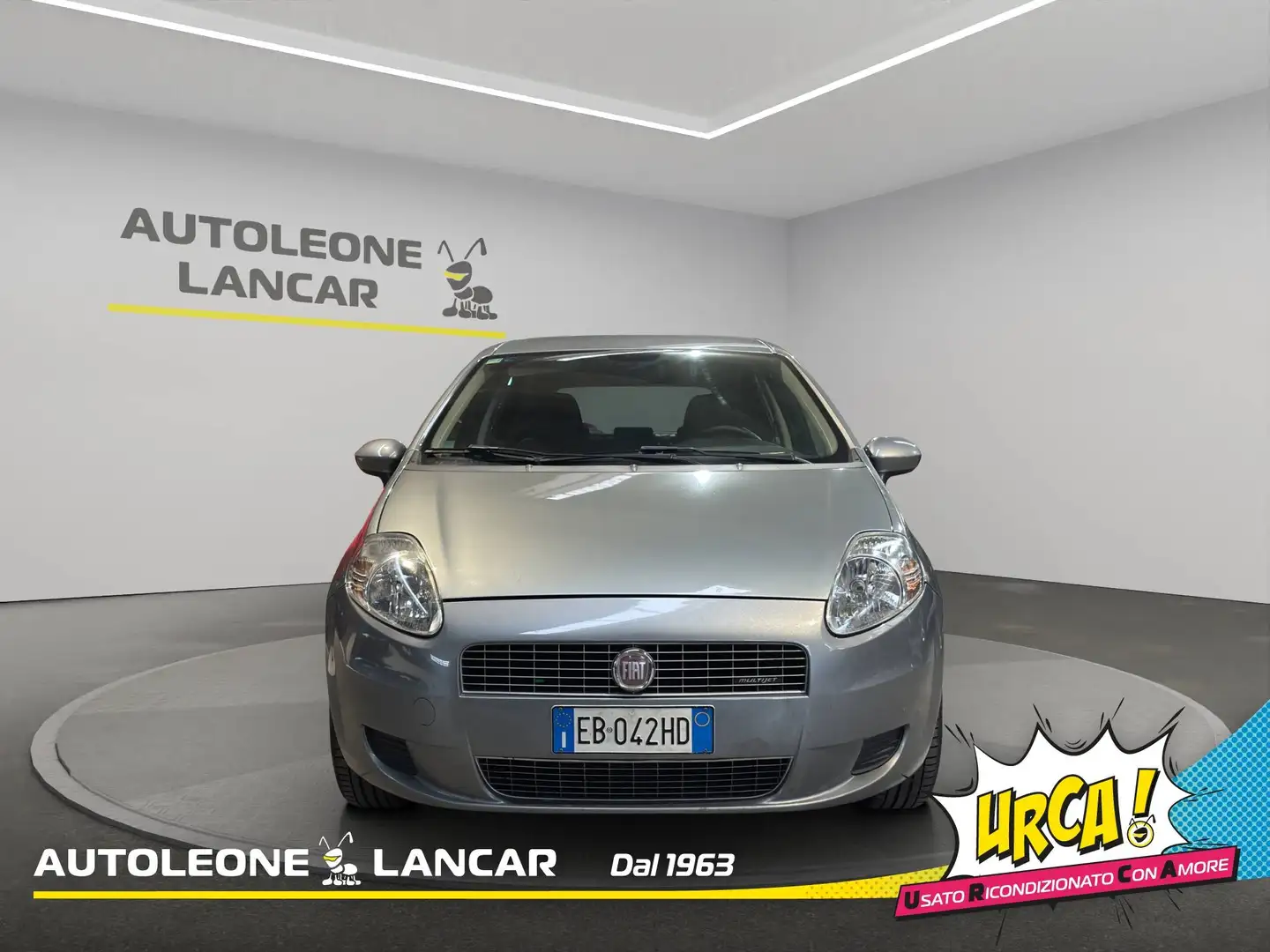 Fiat Grande Punto 5p 1.3 mjt Dynamic 75cv 1 PROPRIETARIO Grau - 2