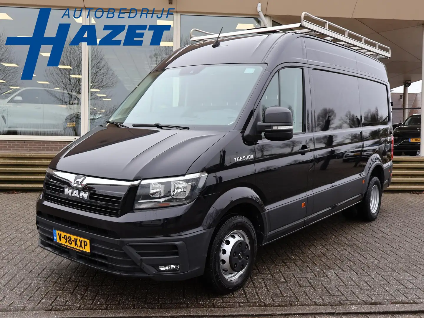 MAN TGE 50 2.0 177 PK AUT. DUBBEL LUCHT + 3500 KG TREKHAAK Noir - 1