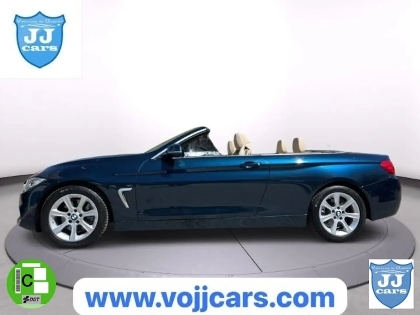 BMW 425 425dA Cabrio Luxury Bleu - 1