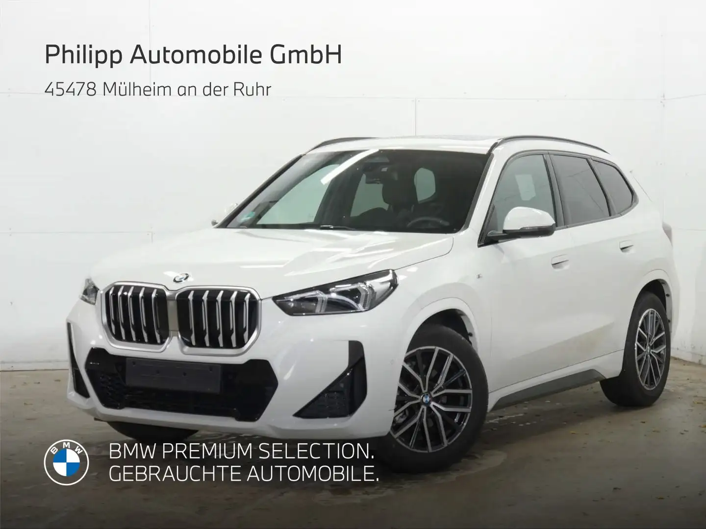 BMW X1 sDrive20d M Sport AHK PANO h&k Ad-LED DA+ RFK Weiß - 1