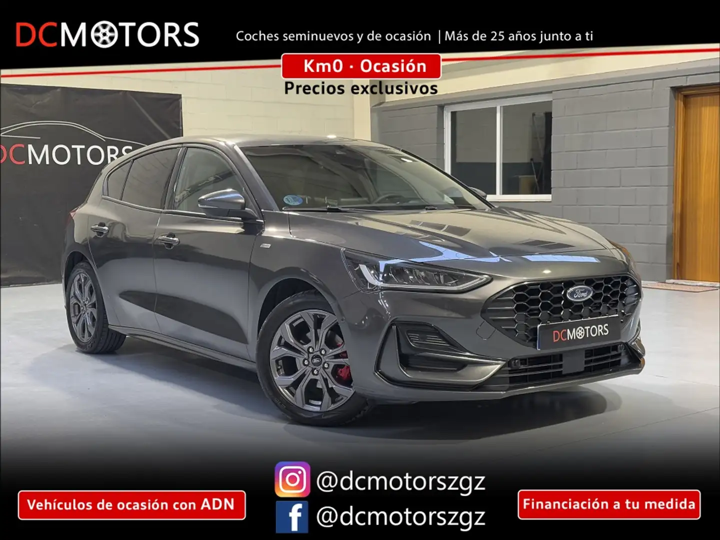 Ford Focus 1.0 Ecoboost MHEV ST Line 125 Grijs - 1