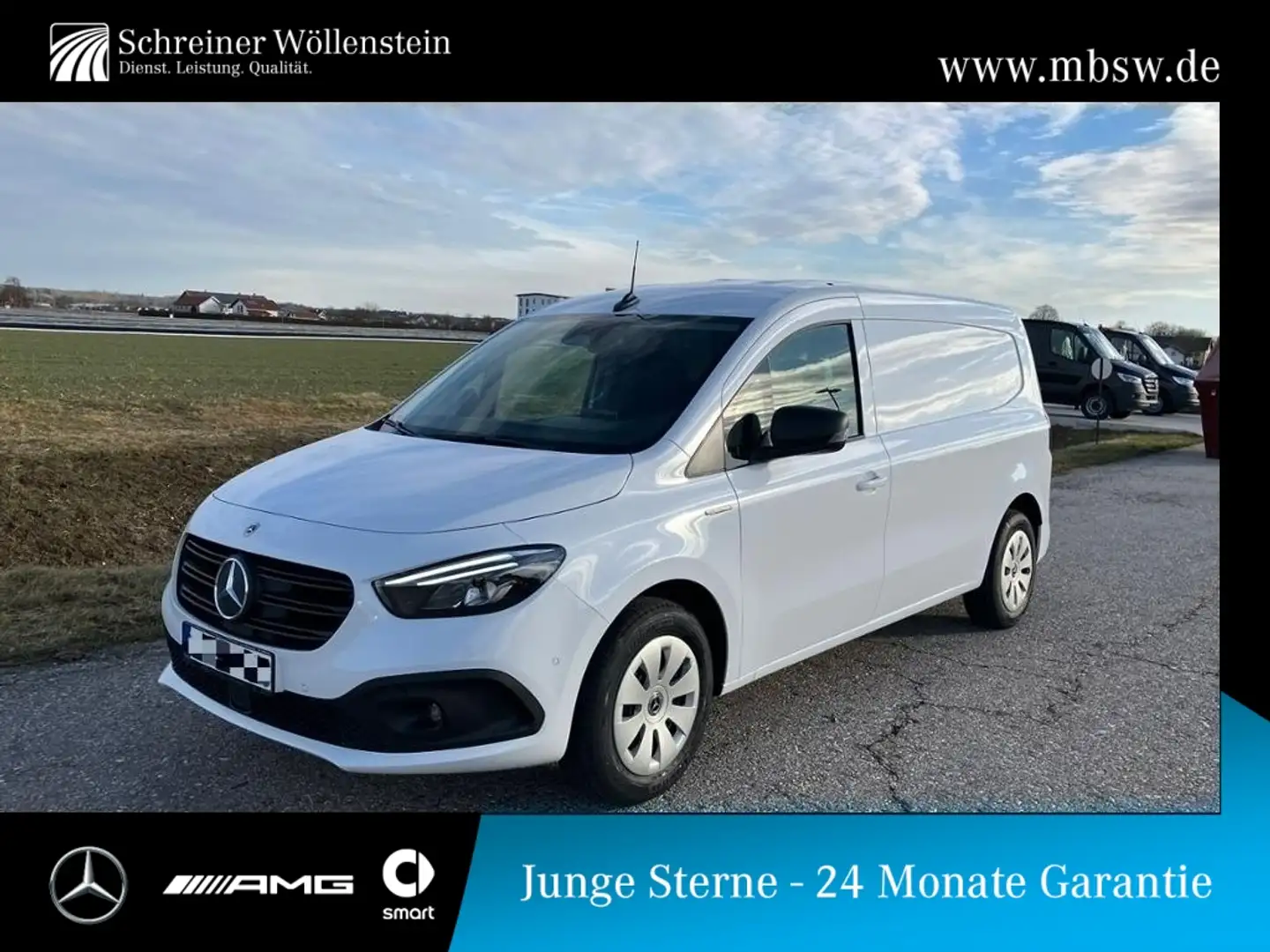 Mercedes-Benz eCitan e *Navi*MBUX*AUT*DAB*PTS*Shz*Klima*LED Blanc - 1