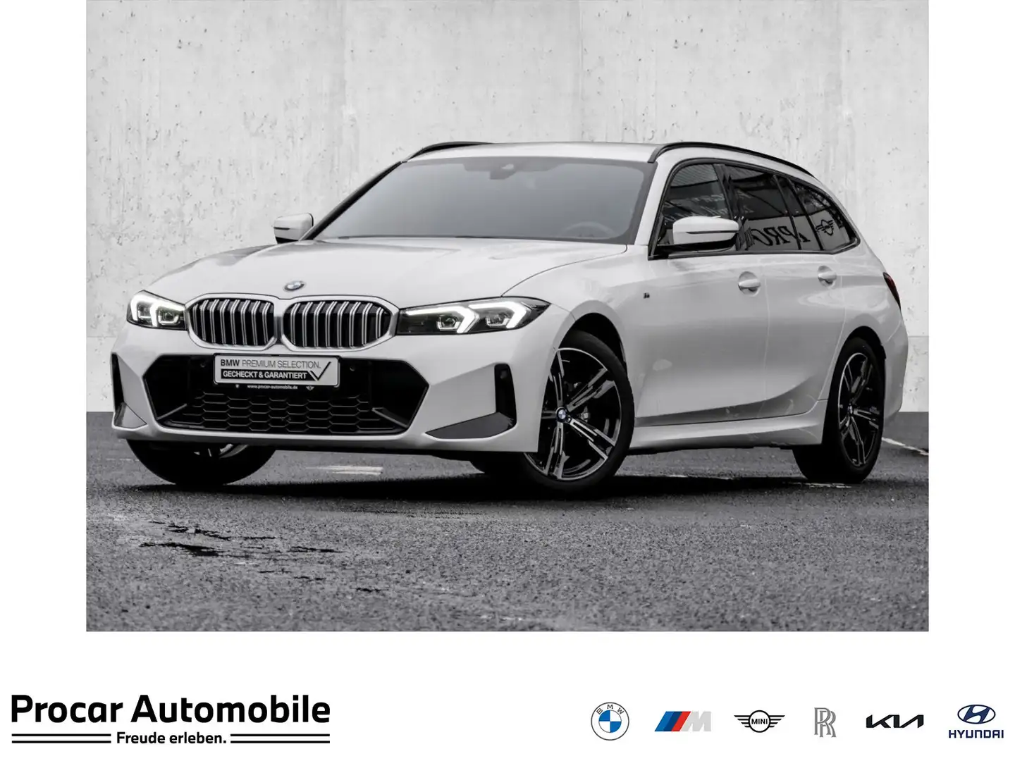 BMW 318 d M SPORT+SHZ+PA+KOMFORTZUGANG Blanc - 1