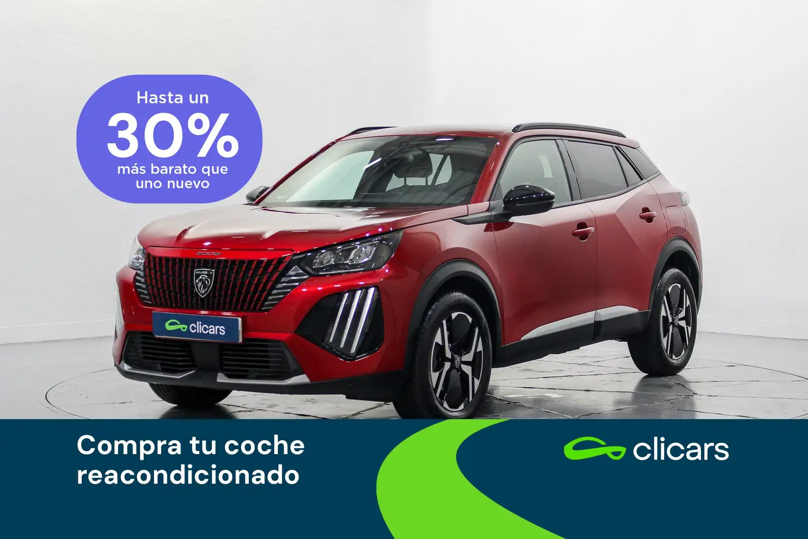 Peugeot 2008 1.2 PureTech S&S Allure 100 Rouge - 1