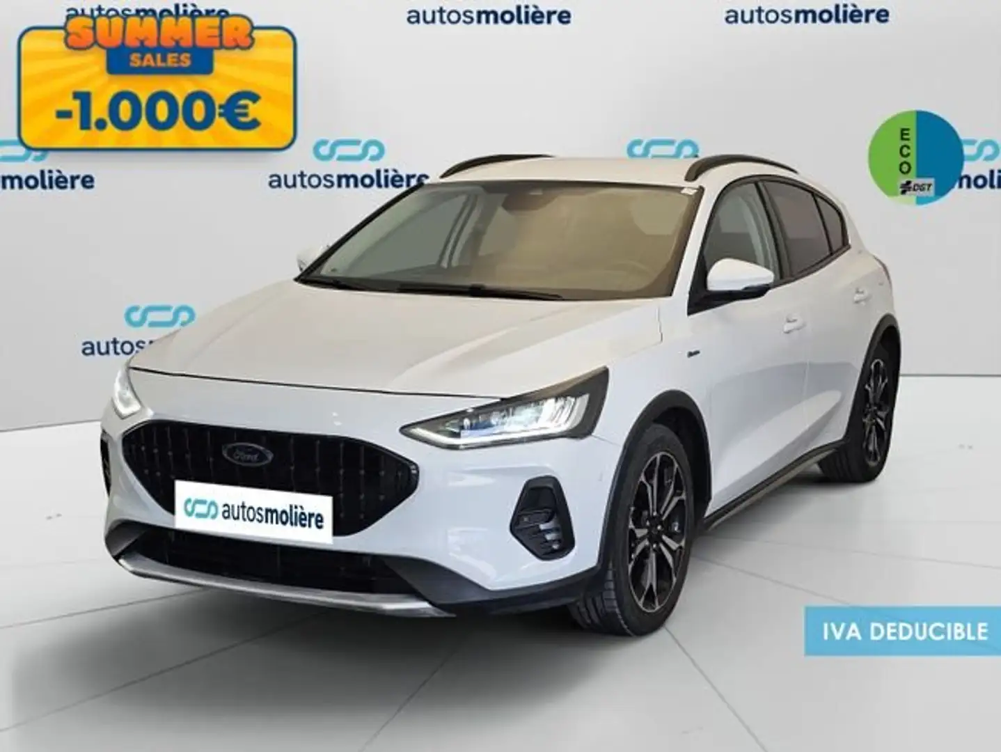 Ford Focus 1.0+Ecoboost+MHEV+Active+114+kW+%28155+CV%29 Blanco - 1