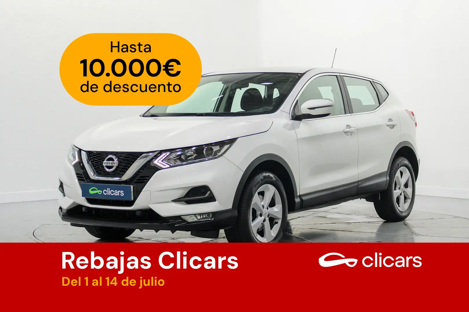 Nissan Qashqai 1.5dCi Acenta 4x2 85kW Blanco - 1