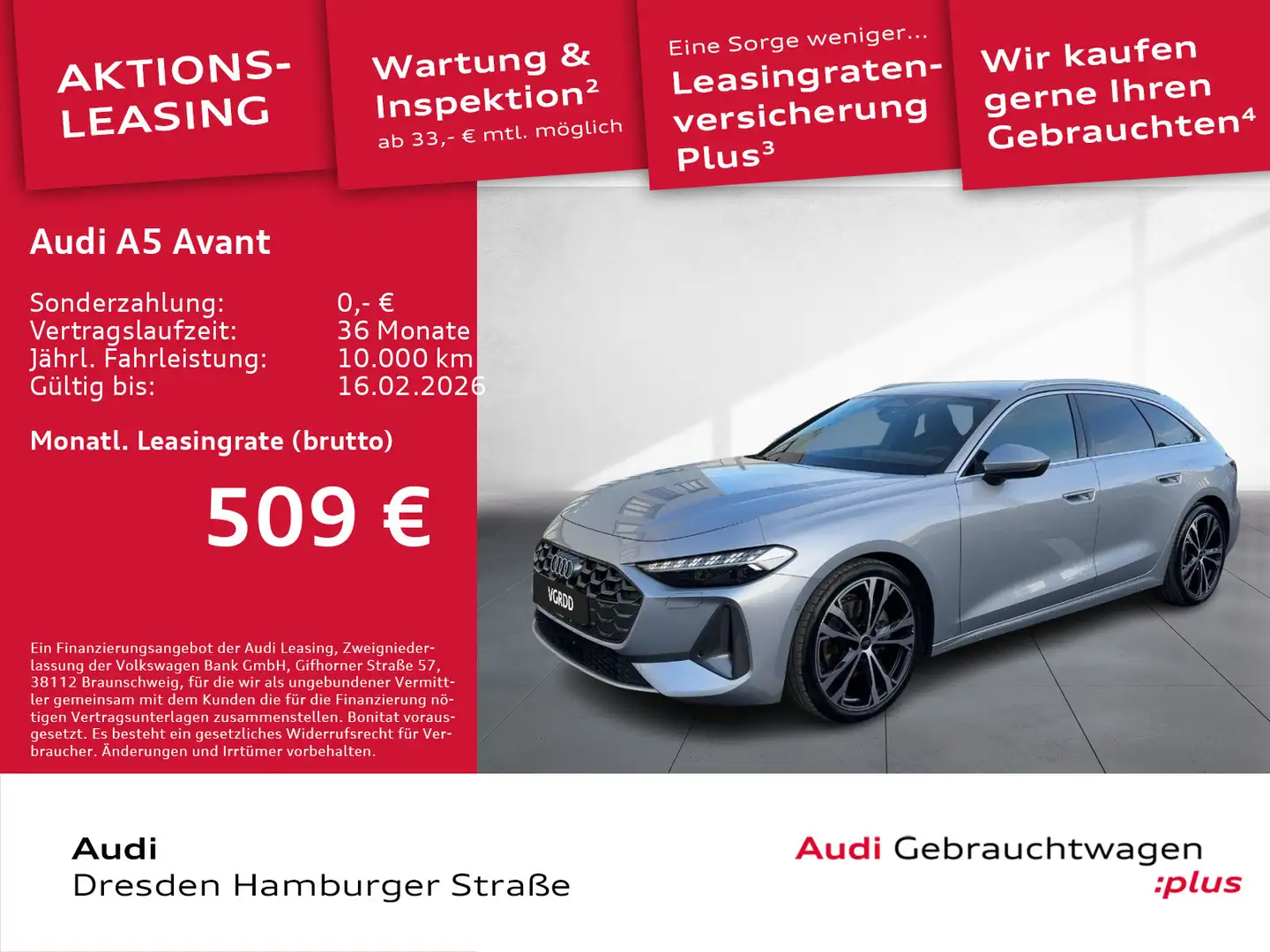 Audi A5 TFSI 150 kW S tronic AHZV LED -SW Silber - 1
