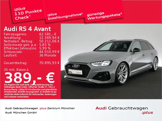 Audi RS4 Avant HuD/Navi+/ACC