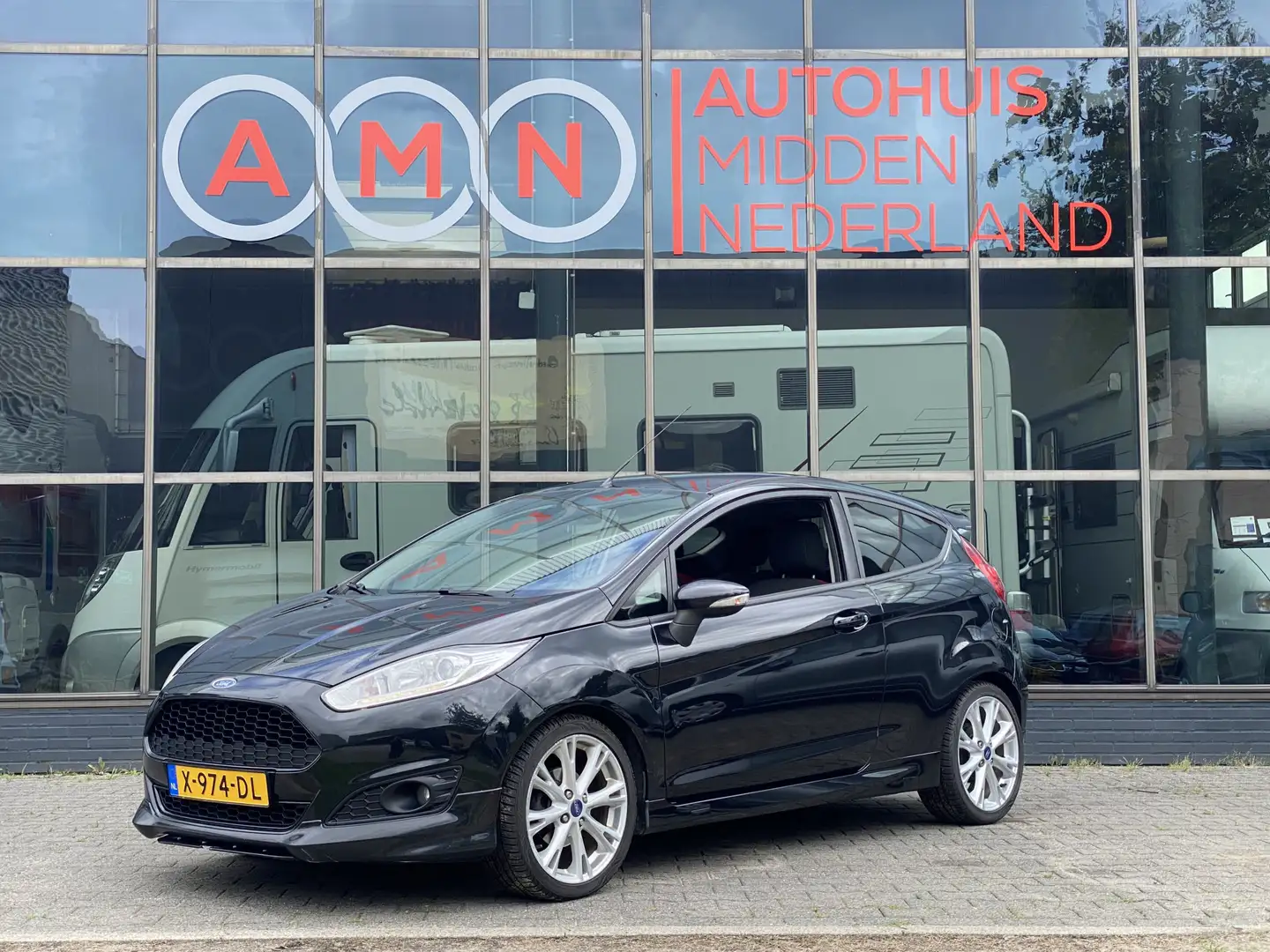 Ford Fiesta 1.0 EcoBoost Titanium Airco elektrische ramen Czarny - 2