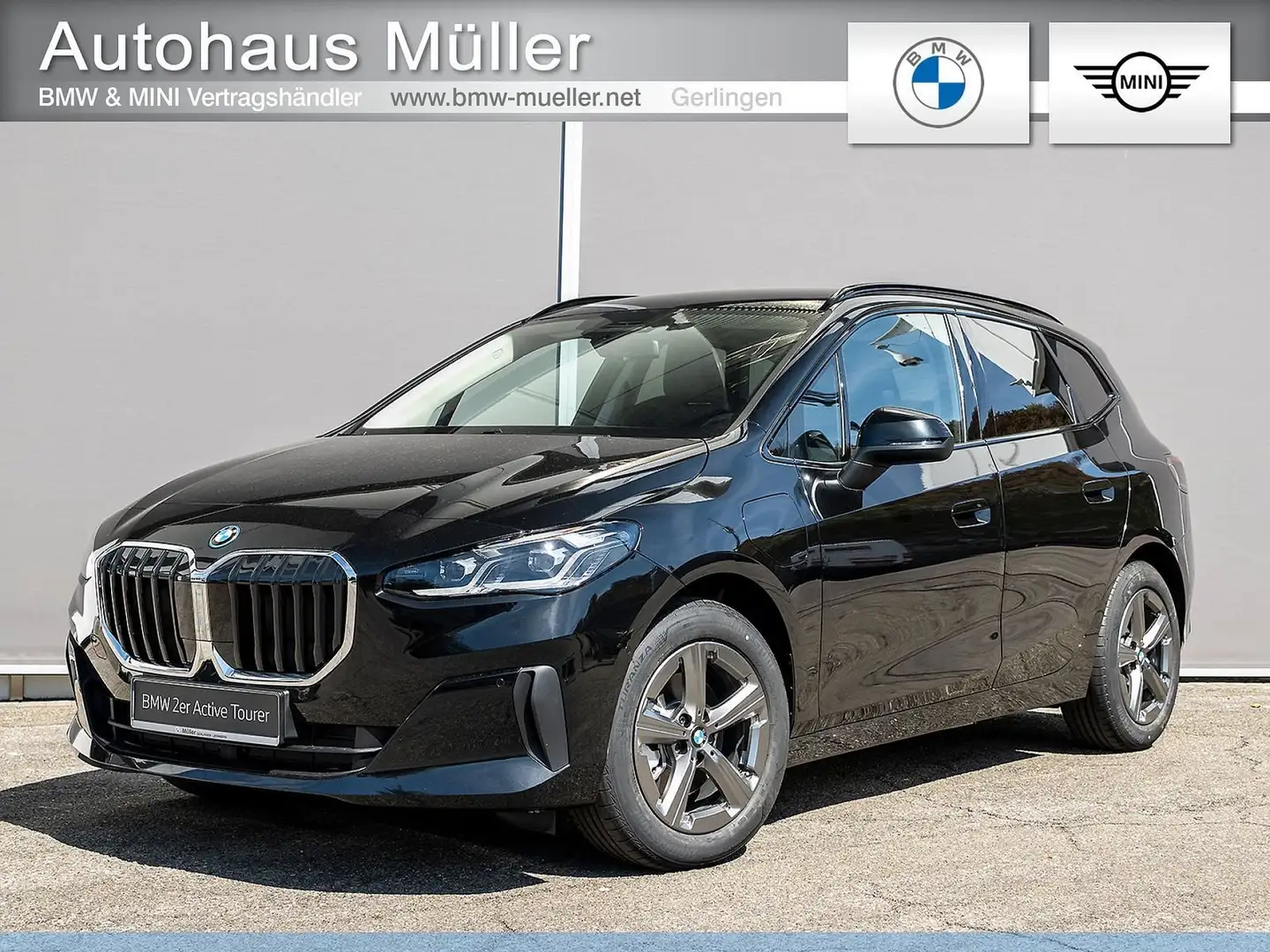BMW 225 e xDrive JAHRESENDSPURT! 12.240 EUR ERSPARNIS Negru - 1