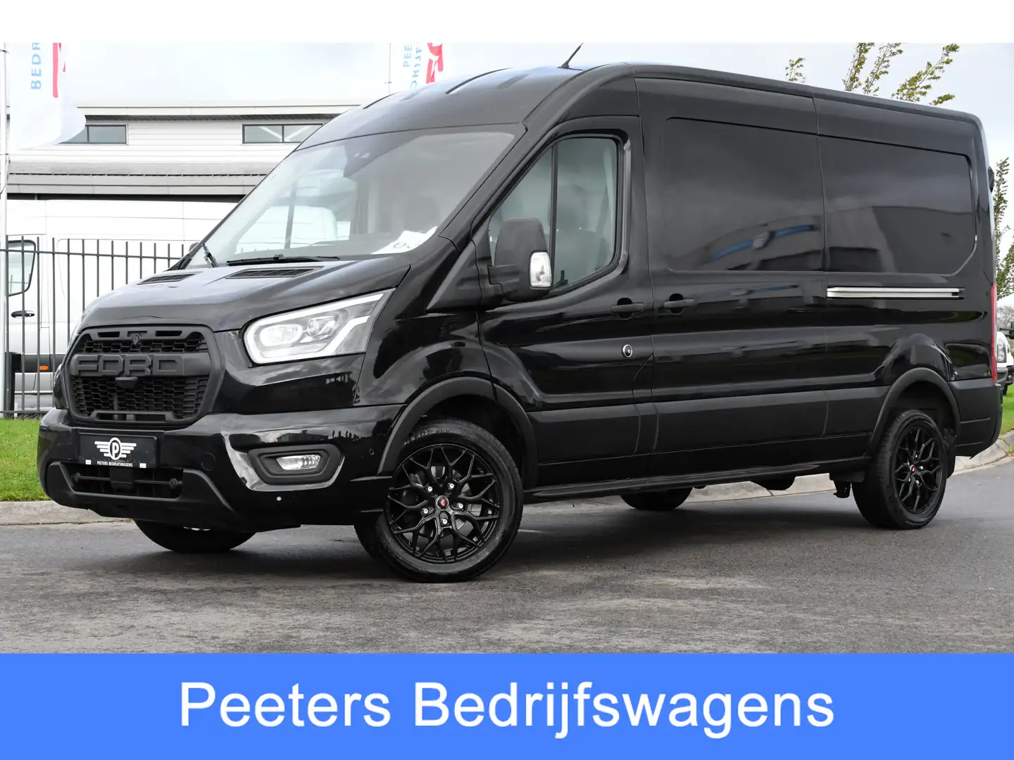 Ford Transit 350 2.0 TDCI L3H2 RWD Black Edition Adaptieve Crui Schwarz - 1
