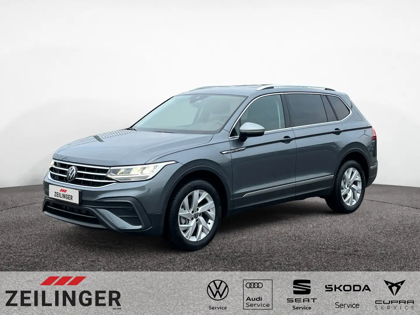 Volkswagen Tiguan Allspace Life TDI DSG|AHK|7S.|el.HECK|NAV Šedá - 1