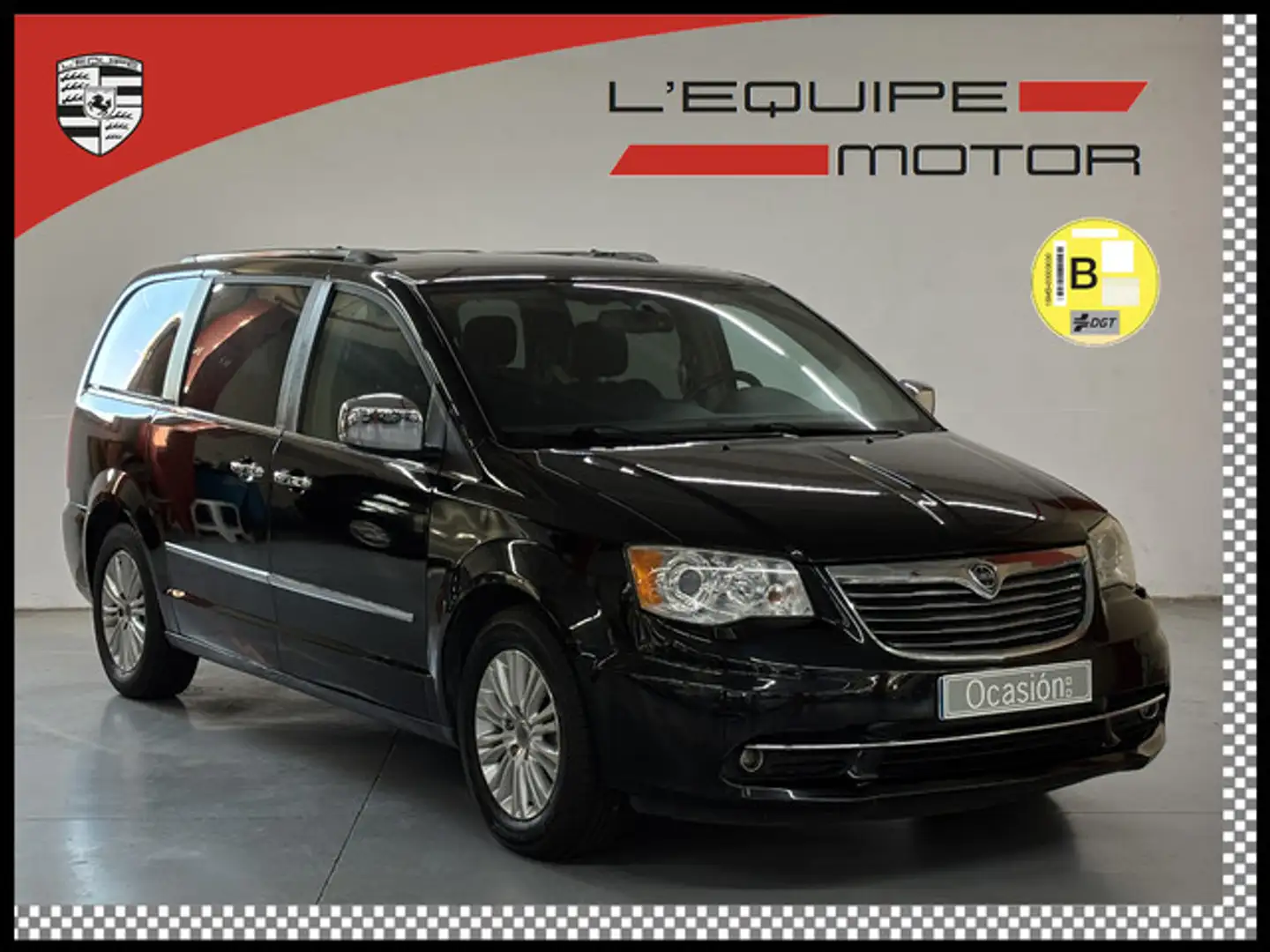 Lancia Voyager 2.8CRD Platinum 177 Aut. Negro - 1
