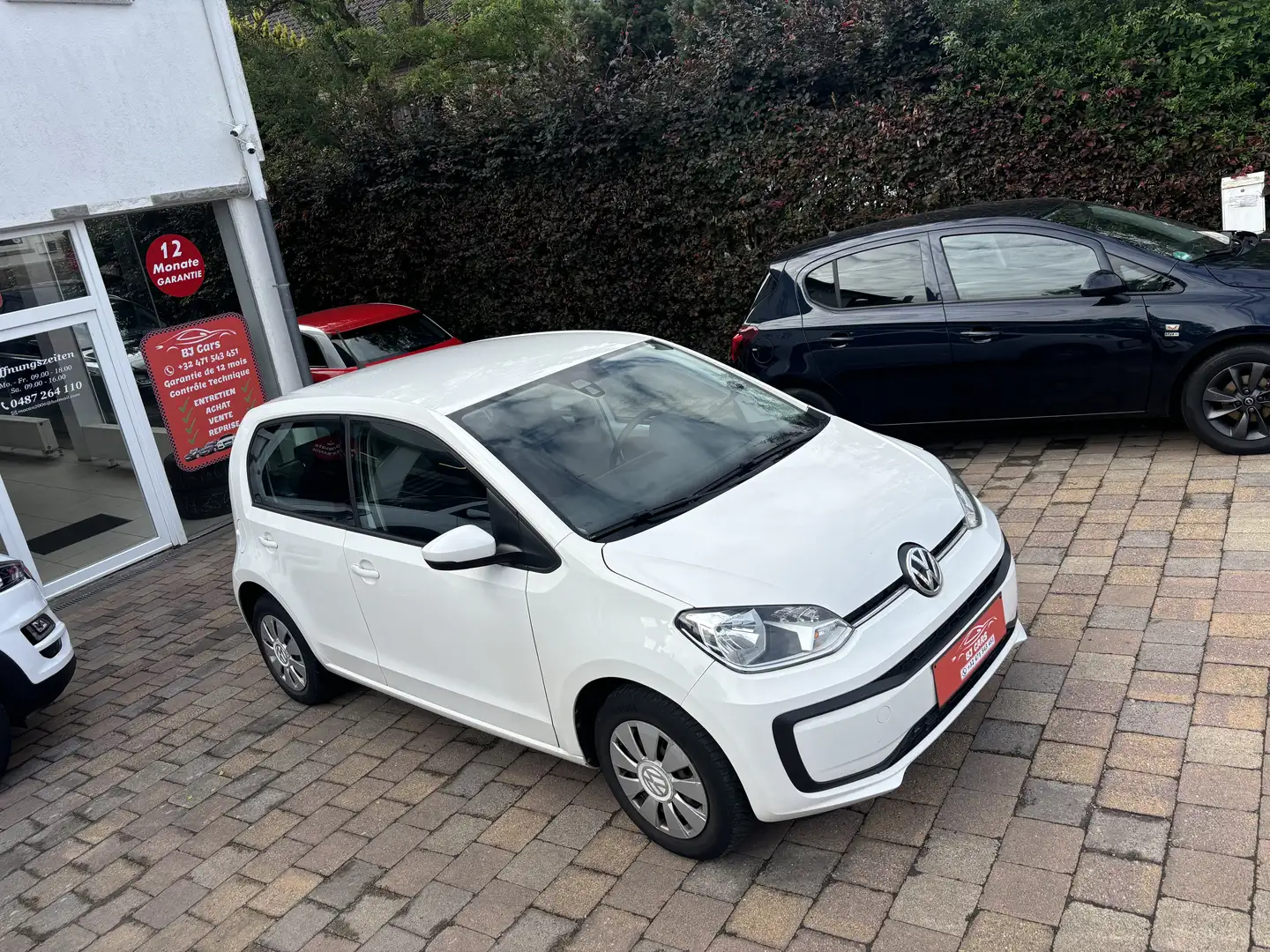 Volkswagen up! 1.0i*5PORTES*AIRCO*GARANTIE 12MOIS* Wit - 1