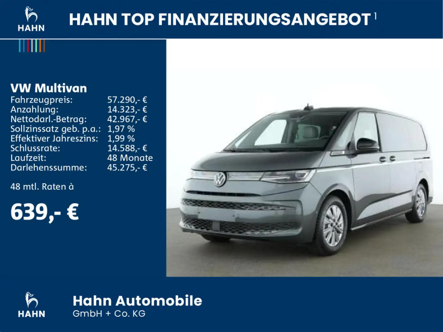 Volkswagen T7 Multivan Style LÜ 1,4TSI eHybrid 110kW DSG HUD Grau - 2