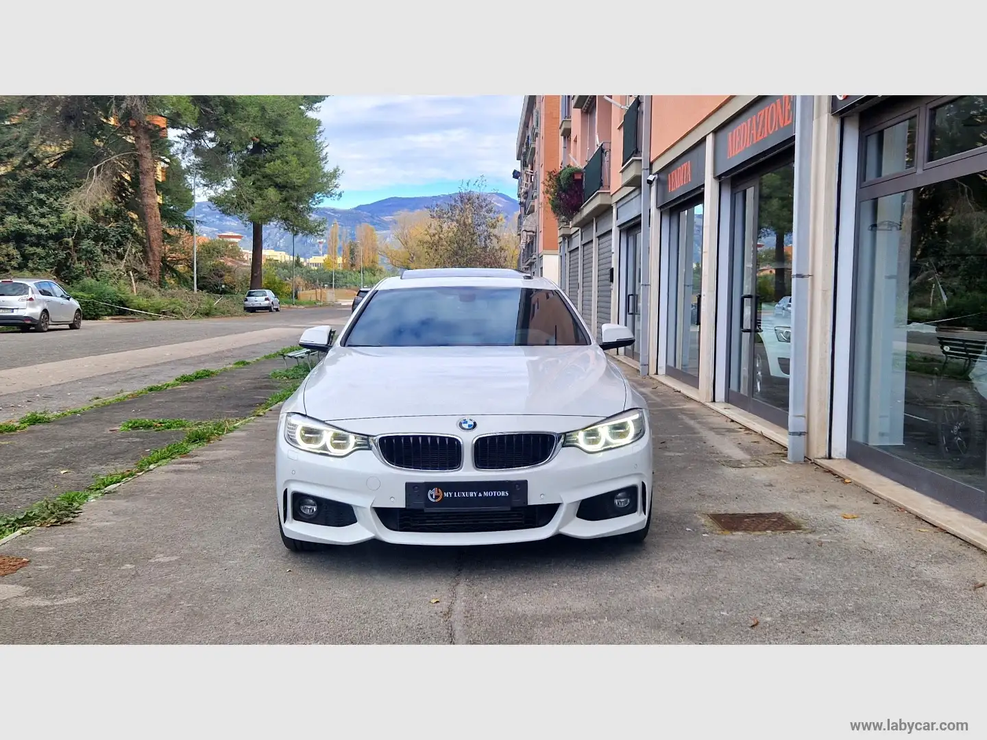 BMW 420 420d xDrive Gran Coupé Msport Weiß - 2