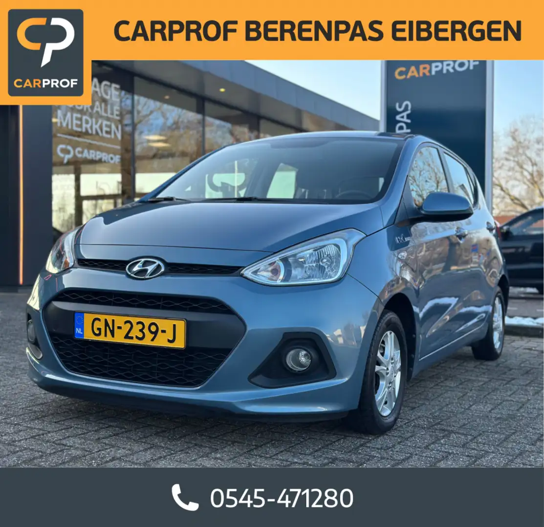 Hyundai i10 1.0i 5-drs i-Motion Comfort '' Clima - Cruise Cont Bleu - 1