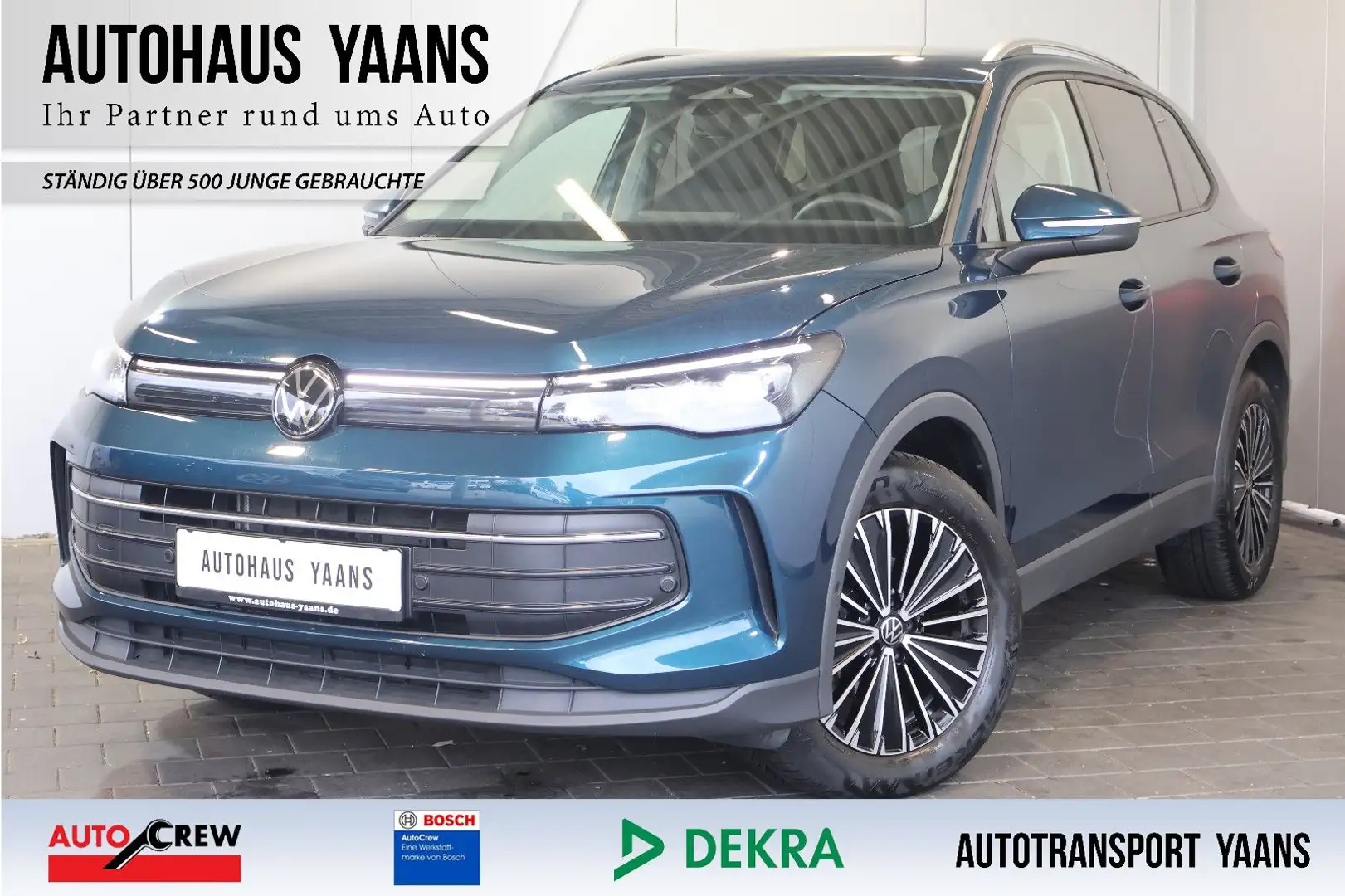 Volkswagen Tiguan 1.5 eTSI Life AID+ACC+SIDE+KAM+LED+AHK Blau - 1