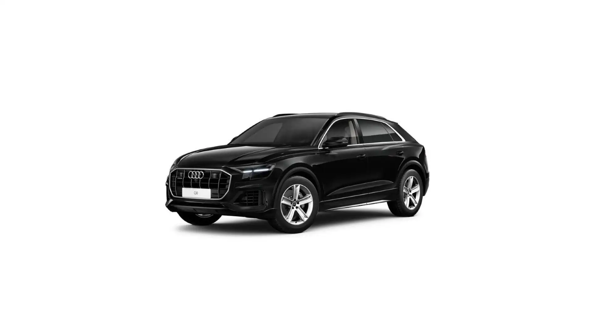 Audi Q8 55 TFSI++LUFTFEDERUNG+360 GRAD KAMERA+LEDER++ Schwarz - 2