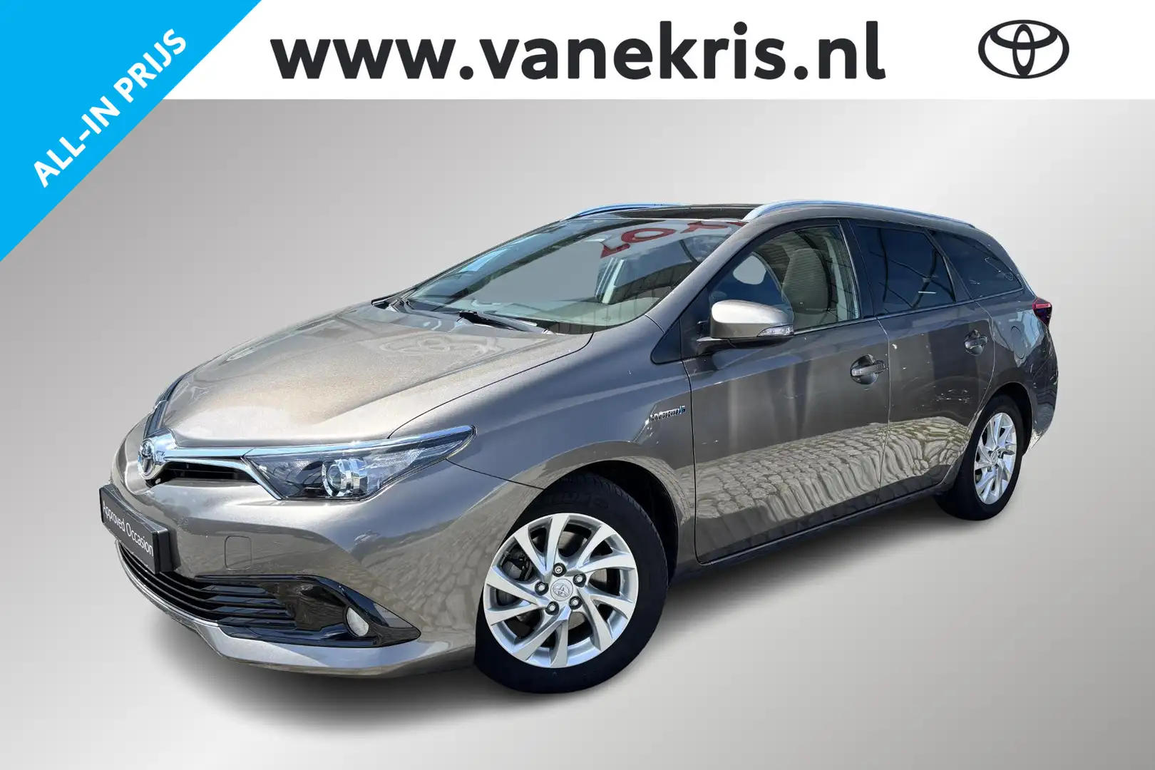 Toyota Auris Touring Sports 1.8 Hybrid Dynamic Panoramadak, Nav Gris - 1