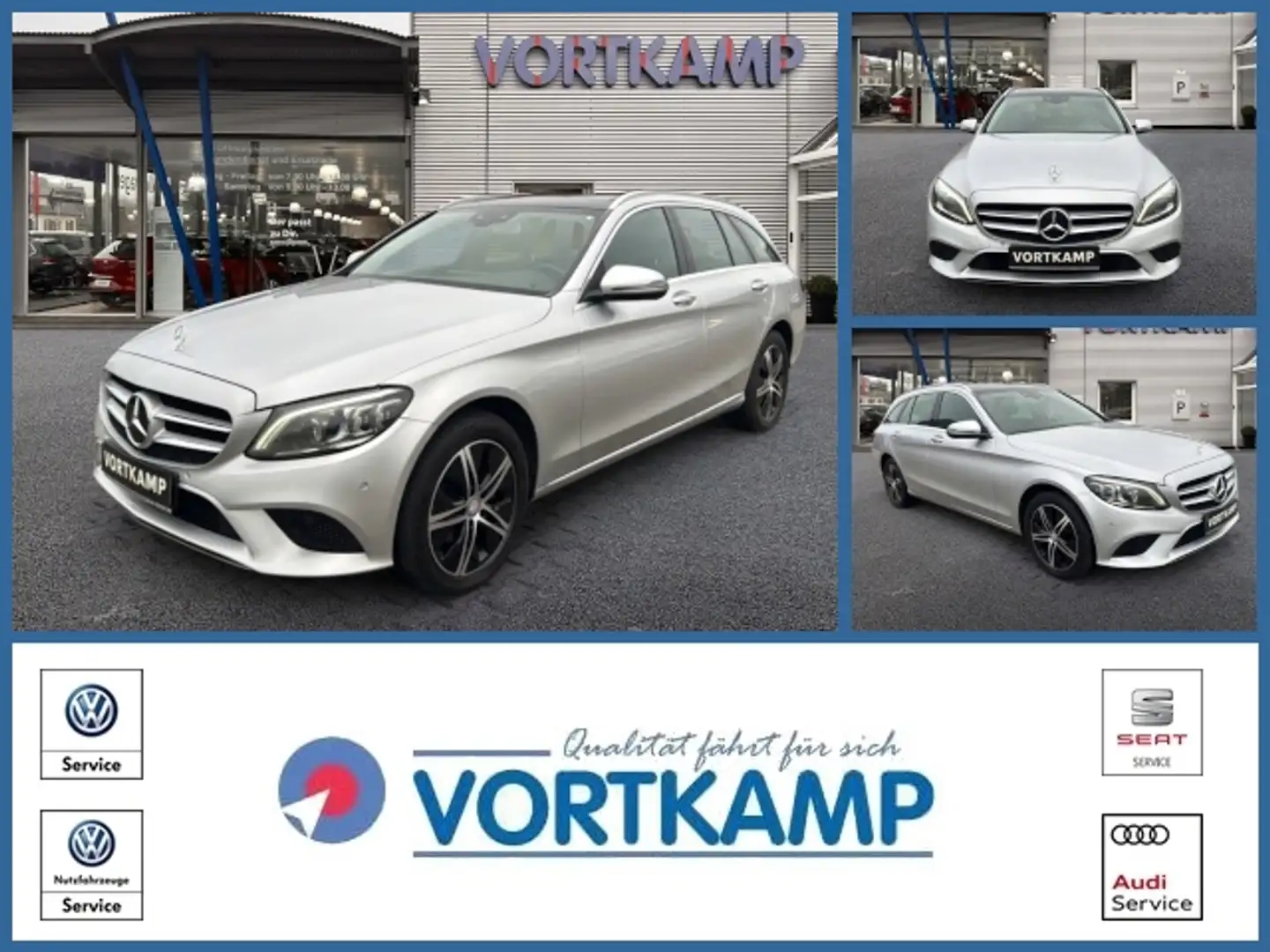 Mercedes-Benz C T-Modell C 220 T d 4Matic NUR HANDEL/EXPORT Argent - 1