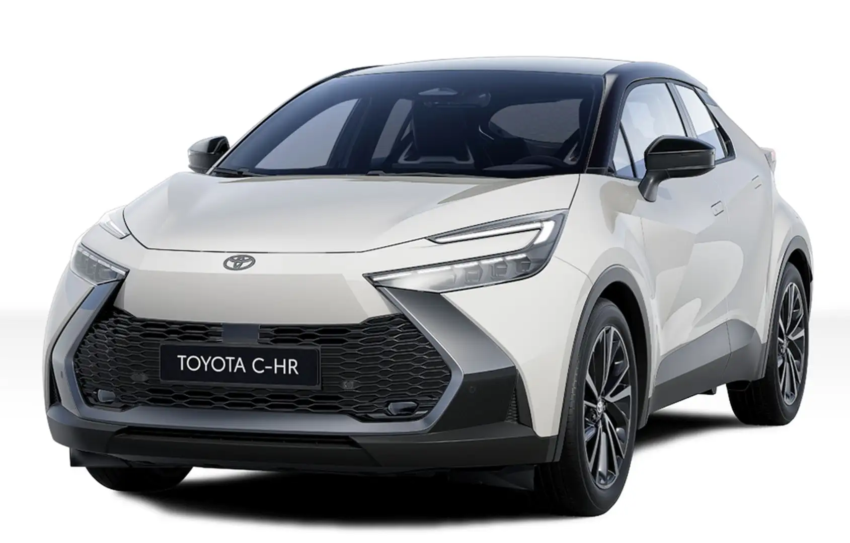 Toyota C-HR 2.0 Hybrid Lounge +Pano-Dach +Wartung inkl. Weiß - 2