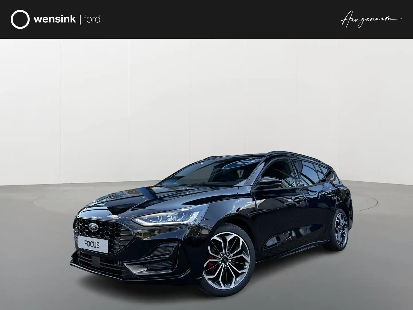 Ford Focus Wagon 1.0 EcoBoost Hybrid ST Line X €3500,- Ford v Noir - 1