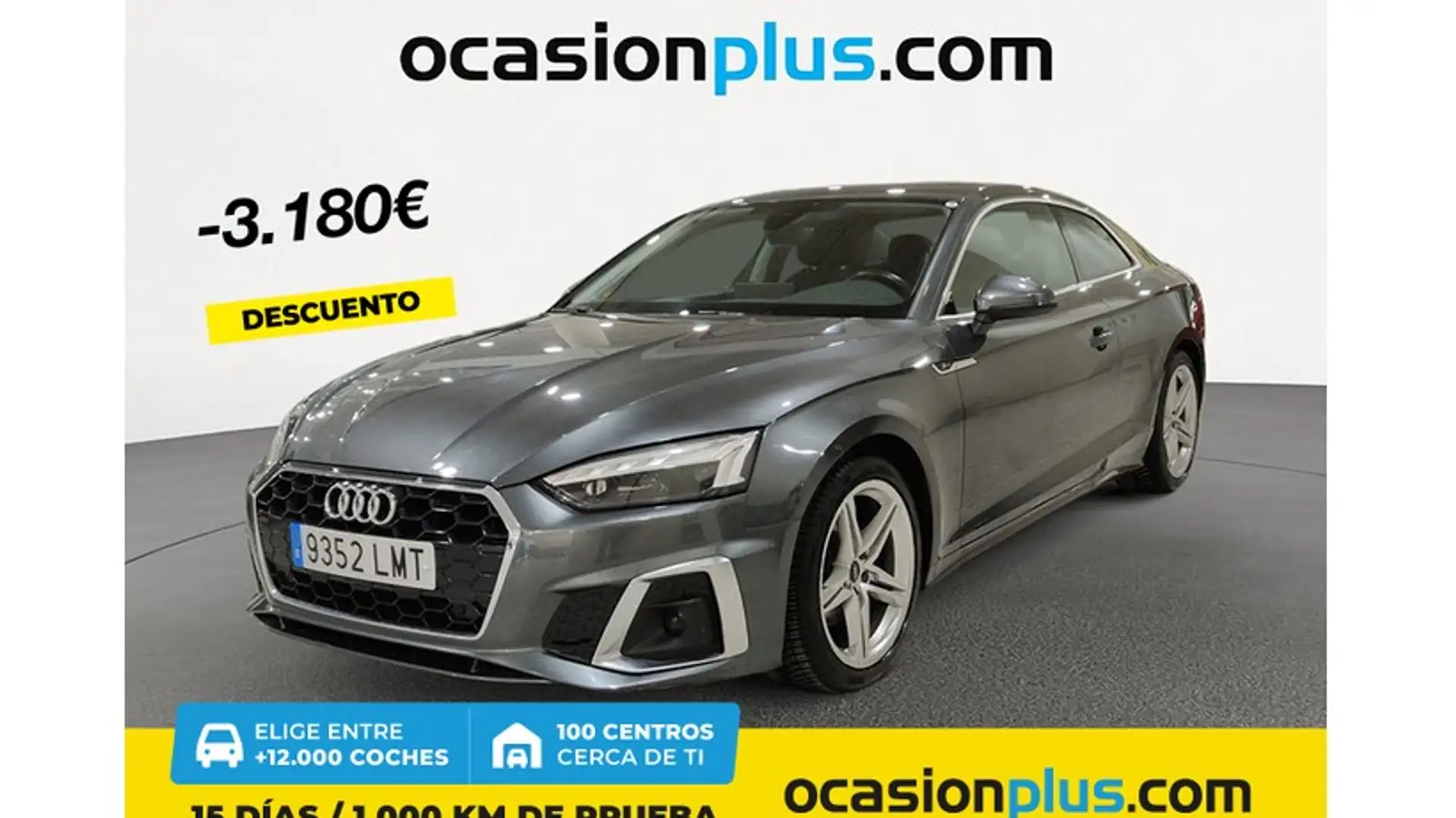 Audi A5 Coupé 35 TDI S line S tronic Gris - 1