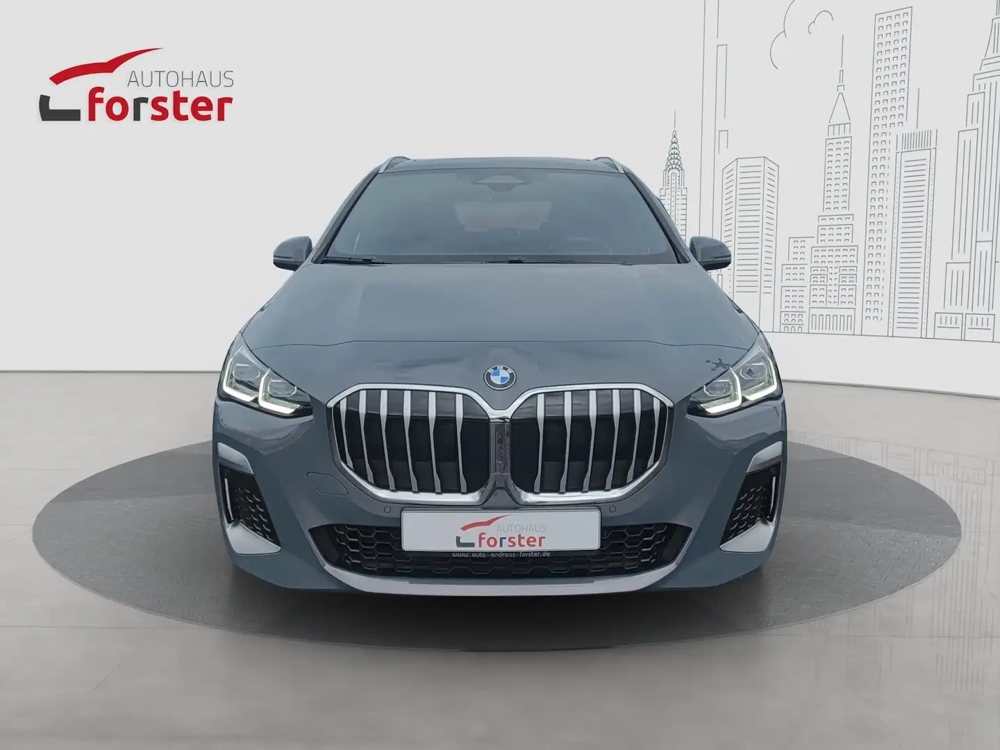 BMW 218 d. M Sport ACC PanoDach Grau - 2