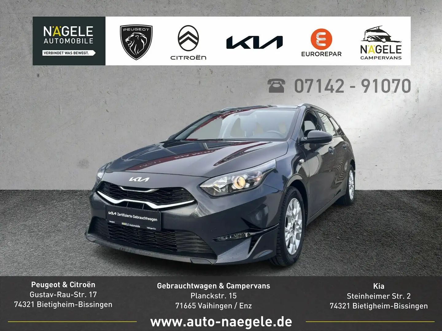 Kia Ceed SW / cee'd SW Ceed SW 1.5 T-GDI Vision|Navi|Sitzh.|Tempomat  BC Grau - 1