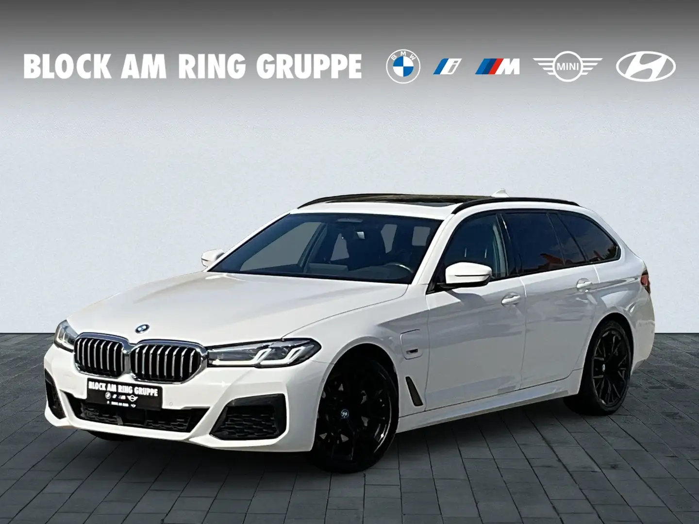 BMW 530 E M Sport AHK Pano Memory LHZ DA PA HiFi ALED NAV Weiß - 1