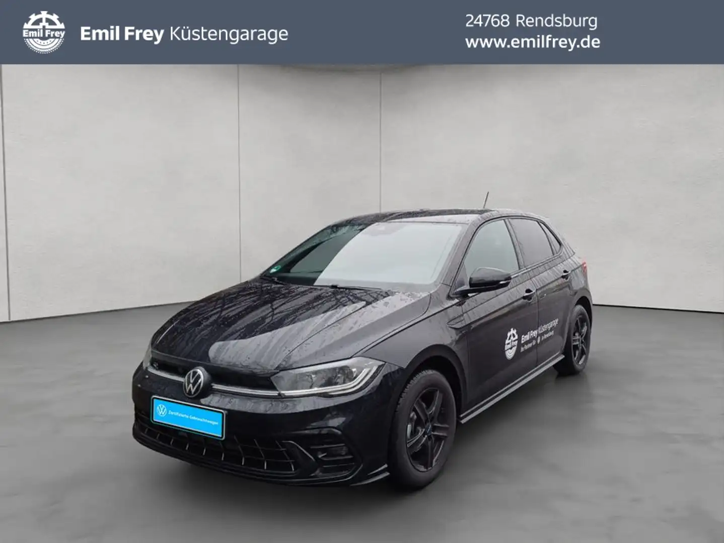 Volkswagen Polo R-Line 1,0 l TSI OPF 70 kW (95 PS) 7-Gang-Dop Schwarz - 1