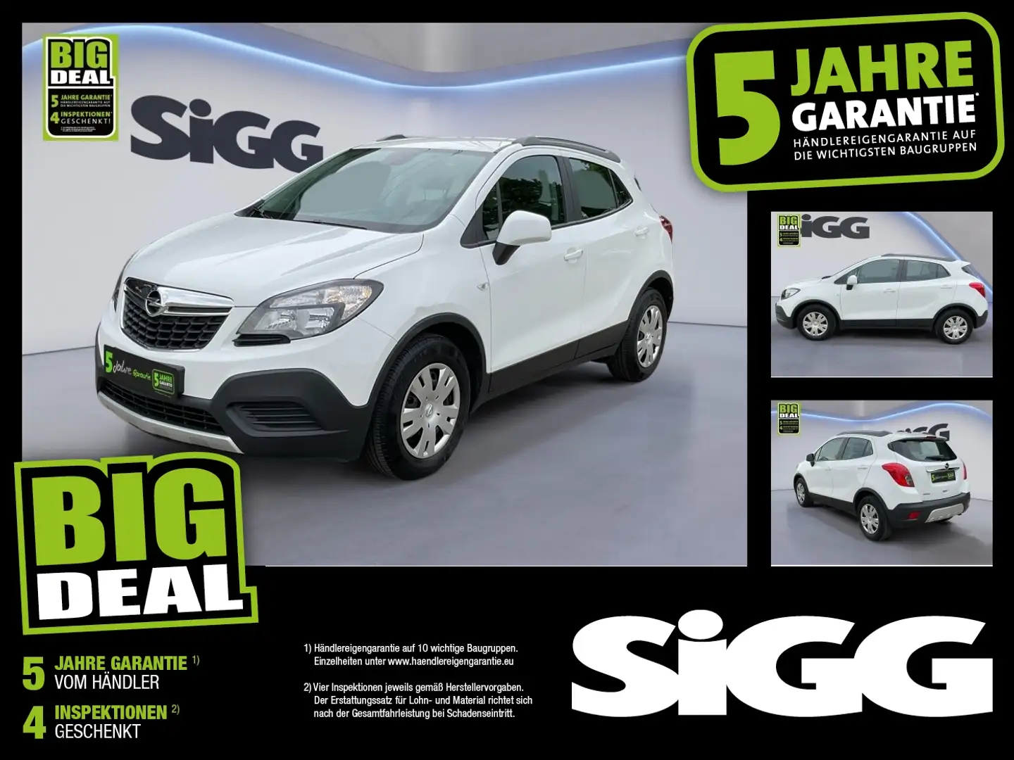 Opel Mokka 1.6 Selection AHK Tempomat Winterräder CD Wit - 1