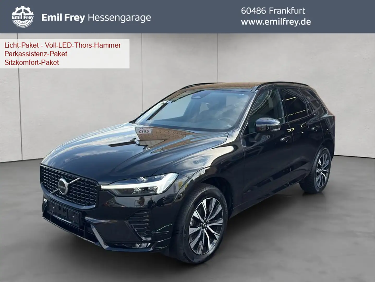 Volvo XC60 XC60 B4 AWD Plus-Dark Aut ACC BLIS Navi LED AHK Schwarz - 1