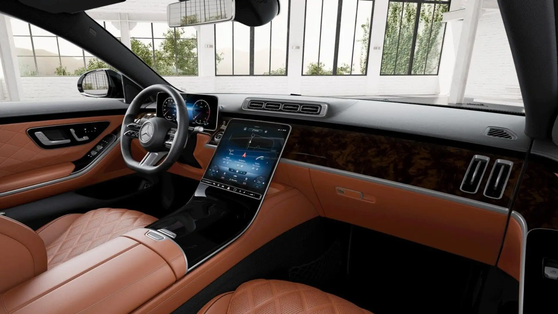 Mercedes-Benz S 350 d 4M LANG AMG Chauffeur*PANO*Sitzkl*StandH Grün - 2