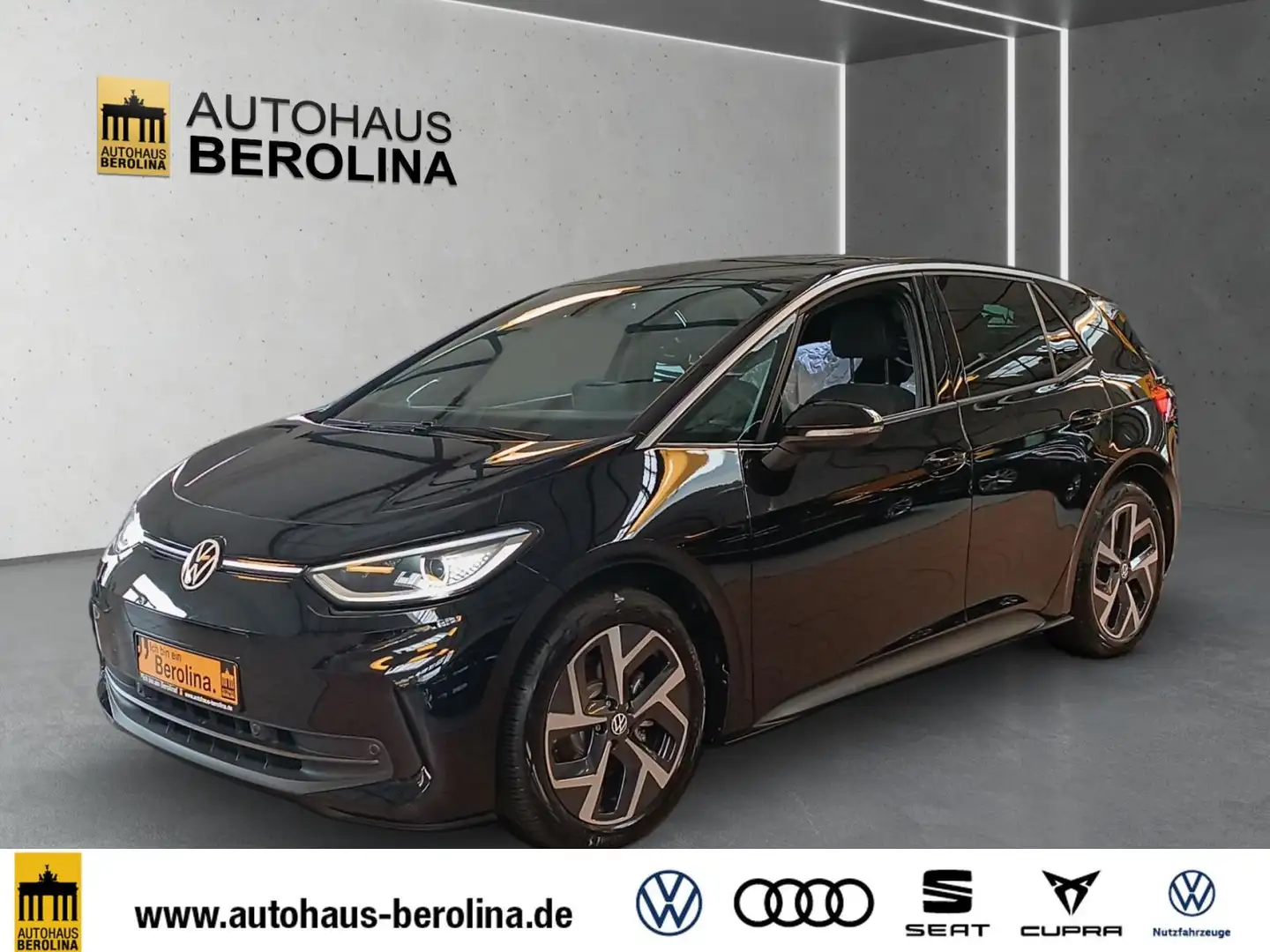 Volkswagen ID.3 Pro *IQ-MATRIX*ACC*WärmeP*NAV*R-CAM*SHZ* Noir - 2