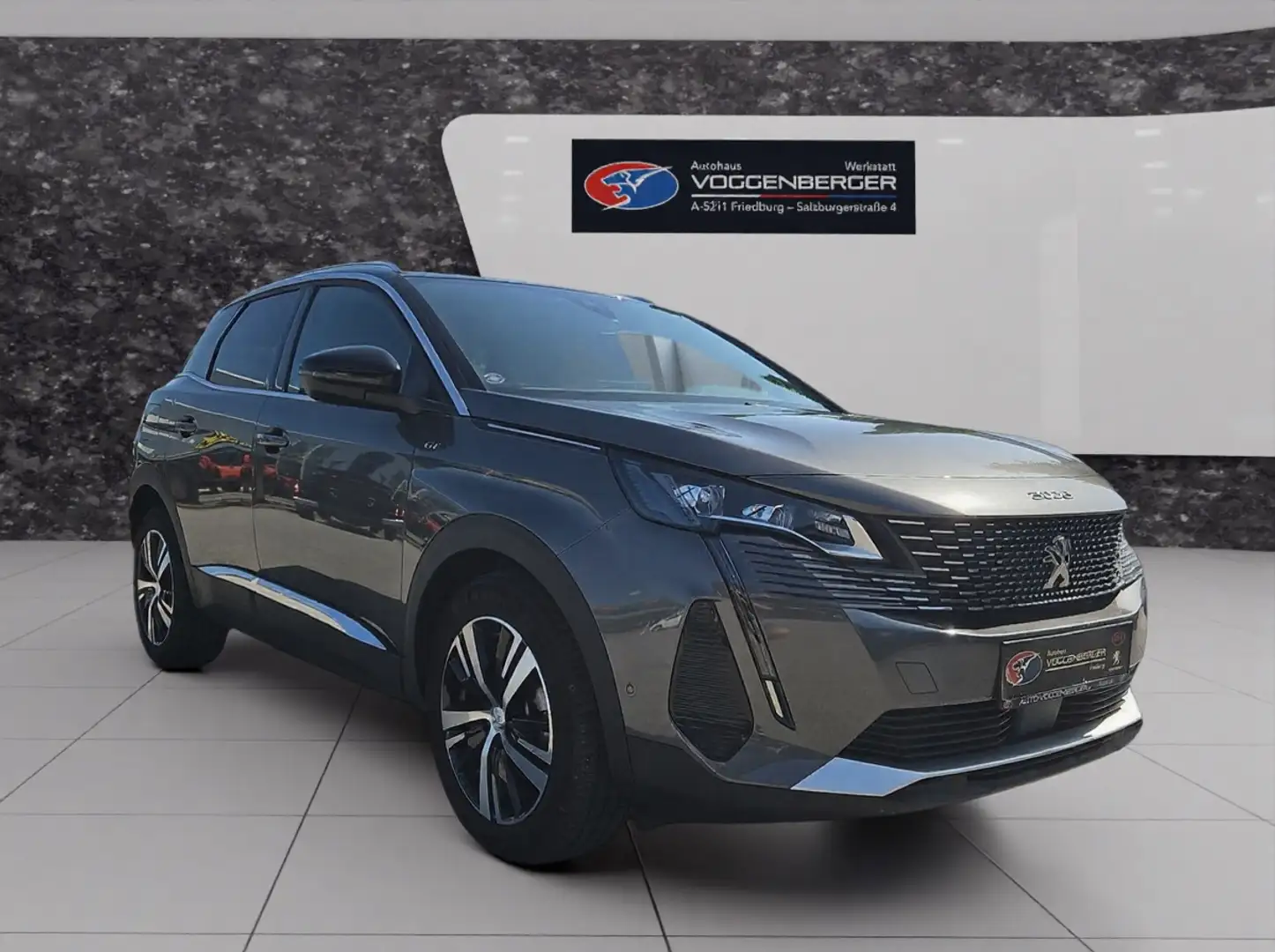 Peugeot 3008 GT wie Neu RCam|SH|ACC|PDK|Nav... Grau - 2