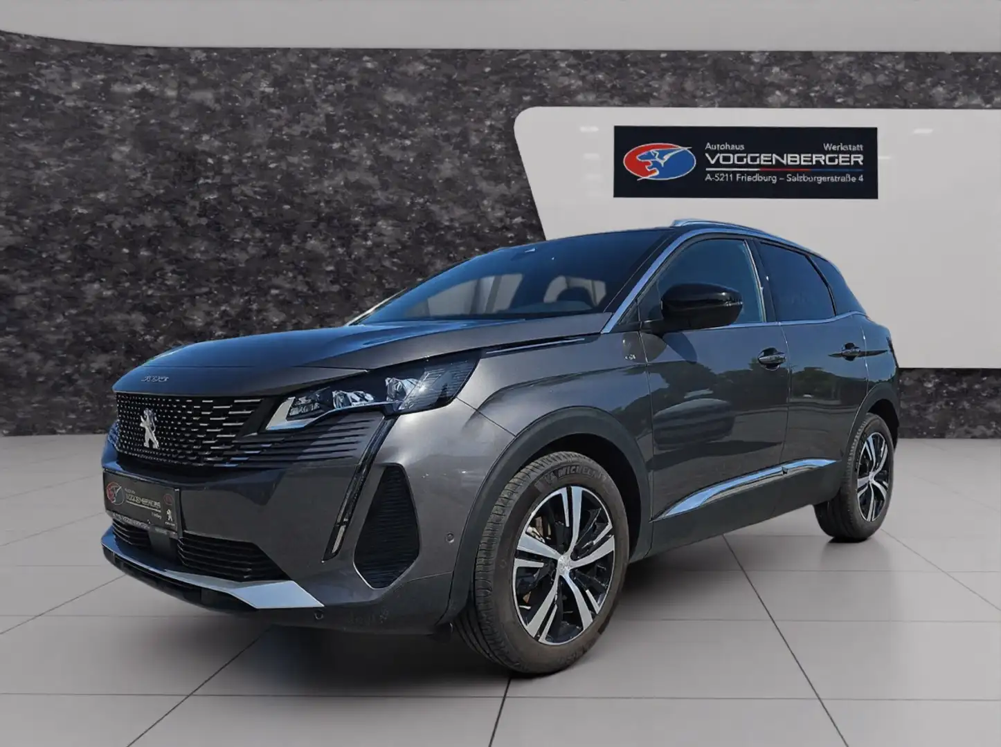 Peugeot 3008 GT wie Neu RCam|SH|ACC|PDK|Nav... Grau - 1