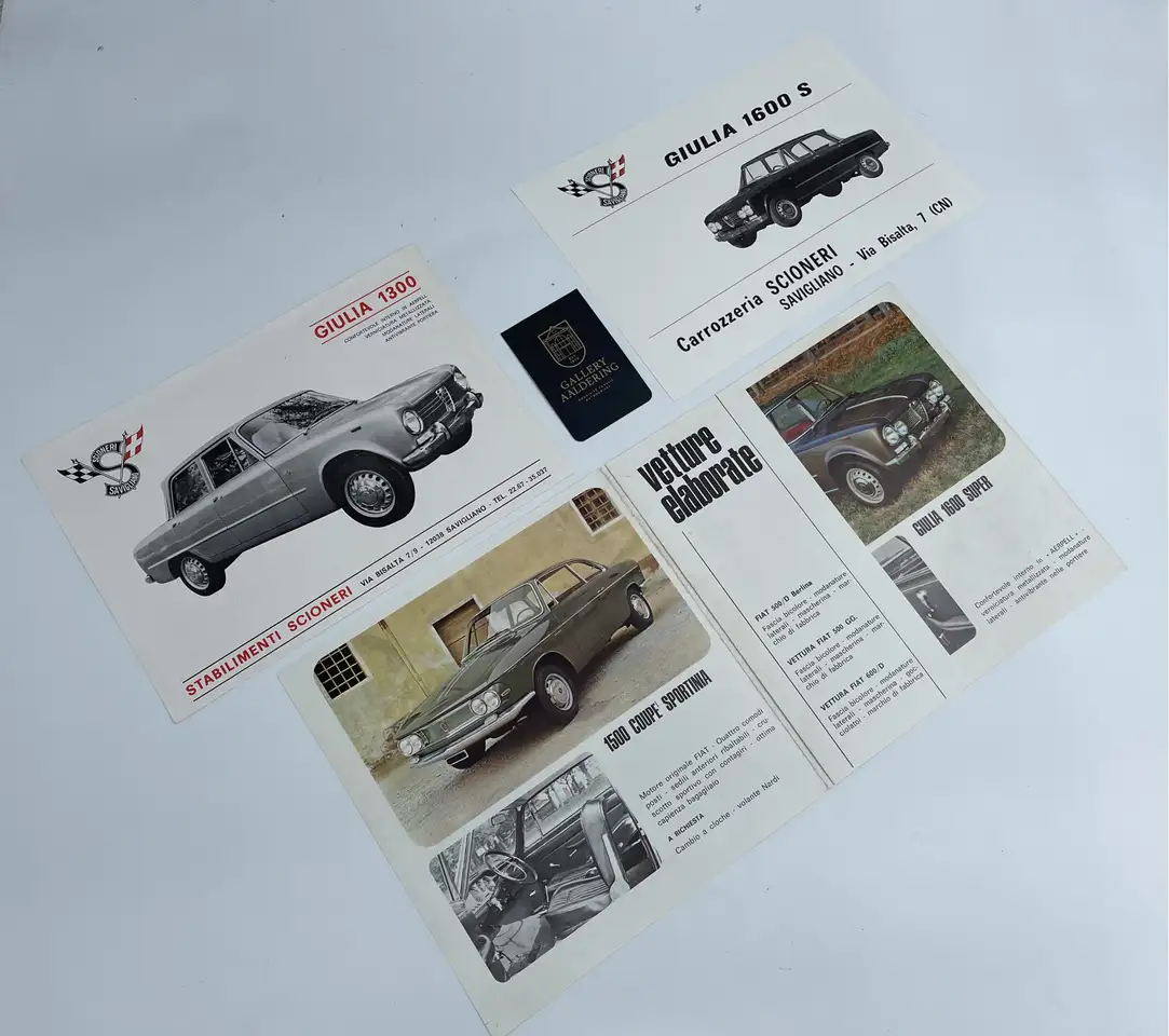Alfa Romeo Giulia 1600 S Scioneri "Rare and unique" (Certificato di, foto 11