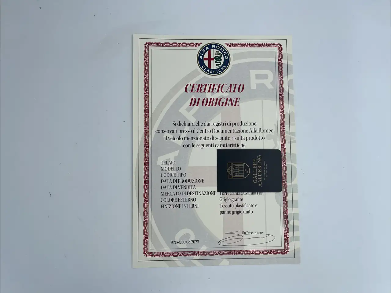 Alfa Romeo Giulia 1600 S Scioneri "Rare and unique" (Certificato di, foto 12