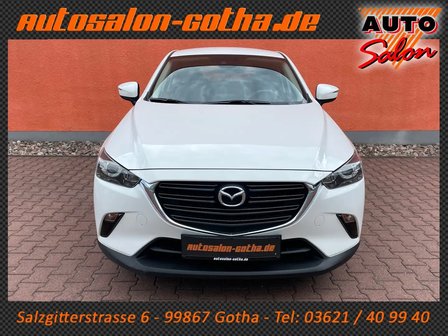 Mazda CX-3 Center-Line NAVI+APPS SHZ PDC KLIMAAUT 2.Hd Weiß - 2